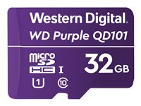 WD Purple SC QD101 WDD032G1P0C - tarjeta de memoria flash - 32 GB - microSDHC