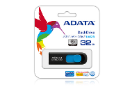 A-DATA ADATA Lapiz Usb UV128 128GB USB 3.2 Negro/Azul AUV128-128G-RBE