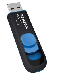 A-DATA ADATA Lapiz Usb UV128 64GB USB 3.2 Negro/Azul AUV128-64G-RBE