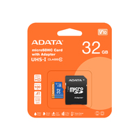 A-DATA ADATA MicroSDHC 32GB UHS-I CLASS10 c/adapt AUSDH32GUICL10A1-RA1