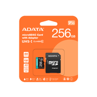 A-DATA ADATA microSDXC/SDHC UHS-I U3 256GB c/adapt AUSDX256GUI3V30SA2