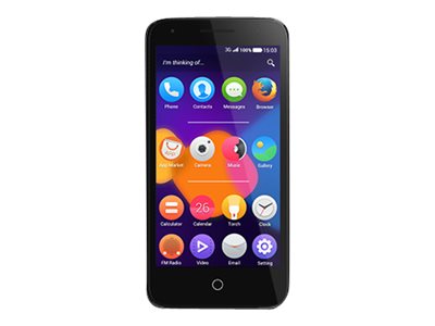  Aimetis Alcatel One Touch PIXI 3(4.5) - negro volcán - 3G smartphone - 4 GB - GSM4027D-2AALWE1