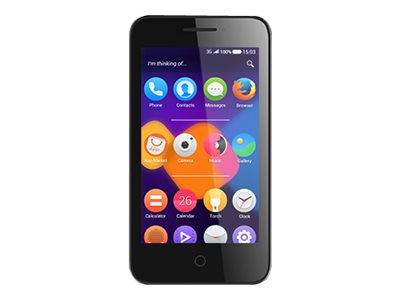  Aimetis Alcatel One Touch PIXI 3(4) - negro volcán - 3G smartphone - 4 GB - GSM4013D-2AALWE1