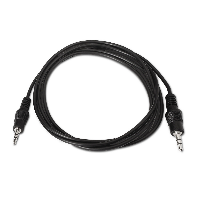CABLE AUDIO STEREO JACK        CABL3.5/M-JACK 3.5/M BLACK 1.5M A128-0142