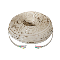 AISENS Cable de Teléfono RJ11 6P4C Aisens A143-0319/ 2m/ Negro A143-0319