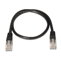CABLE RED HEADLINE RJ45 CAT.6  CABLUTP AWG24 BLACK 1 0M A135-0258