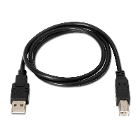 CABLE USB 2.0 IMPRESORA TIPO   CABLA/M-B/M BLACK 1.8M A101-0006
