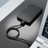 EXTERNAL BOX 2.5 9.5MM SATA USBACCS3.0/USB3.1 GEN1 BLACK ASE-2522B