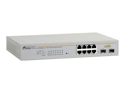  ALLIED TELESIS  AT GS950/8 WebSmart Switch - conmutador - 8 puertos - GestionadoAT-GS950/8-50