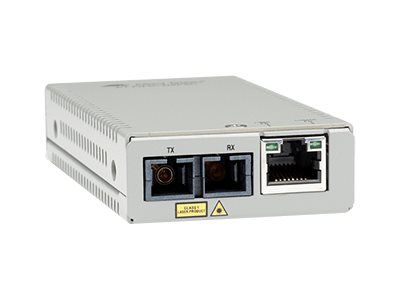  ALLIED TELESIS  AT MMC200LX/SC - conversor de soportes de fibra - 100Mb LAN - Conforme a la TAAAT-MMC200LX/SC-960