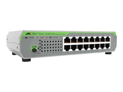  ALLIED TELESIS  CentreCOM AT-FS710/16 - conmutador - 16 puertos - sin gestionar - montaje en rackAT-FS710/16-50
