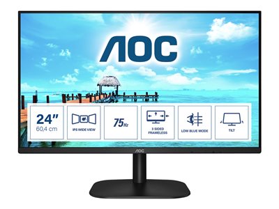  AOC  24B2XH/EU - monitor LED - Full HD (1080p) - 24