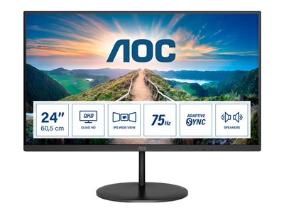  AOC  Q24V4EA - monitor LED - QHD - 24