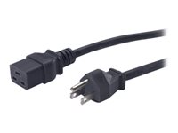 APC - cable de alimentación - IEC 60320 C19 a NEMA 5-15 - 2.4 m