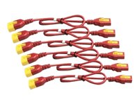 APC - kit de cable de alimentación - IEC 60320 C13 a IEC 60320 C14 - 1.2 m