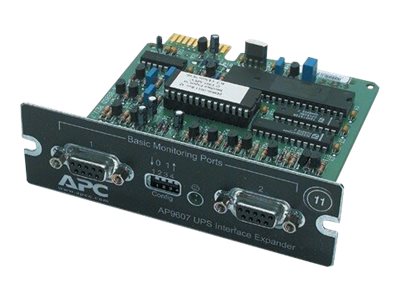  APC  SmartSlot Interface Expander - adaptador de administración remota - SmartSlot - 2 puertosAP9607