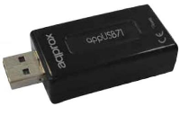 approx! APPUSB71 Adaptador USB Sonido 7.1 APPUSB71 APPUSB71