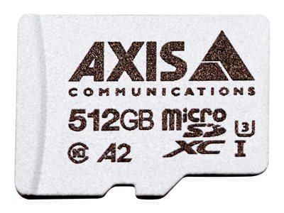  AXIS  Surveillance - tarjeta de memoria flash - 512 GB - microSDXC UHS-I02365-001
