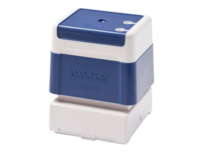  BROTHER  4040 - sello - pretintado - azul - texto a medida - 40 x 40 mm (paquete de 6)PR4040E6P