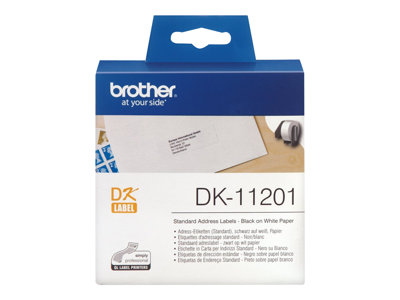  BROTHER  DK-11201 - etiquetas de direcciones - 400 etiqueta(s) - 29 x 90 mmDK11201