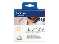 Brother DK-11219 - etiquetas - 1200 uds. - rollo (1,2 cm)