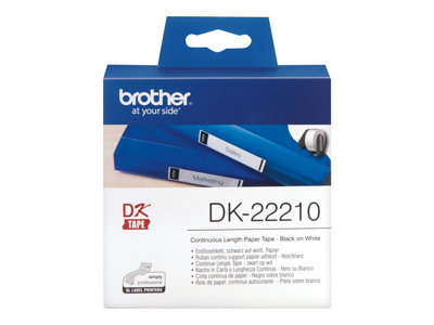  BROTHER  DK-22210 - etiquetas - Rodillo (2,9 cm x 30,5 m)DK22210