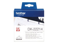 Brother DK-22214 - papel térmico - Rollo (1,2 cm x 30,5 m)