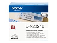 Brother DK-22246 - etiquetas continuas - 1 bobina(s) - Rollo (10,3 cm x 30,48 m)
