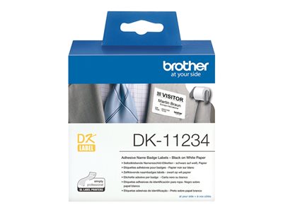  BROTHER  DK11234 - etiquetas troqueladas - 260 etiqueta(s) - 60 x 86 mmDK11234