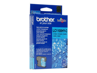  BROTHER  LC1100HYC - Alto rendimiento - cián - original - cartucho de tintaLC1100HYC