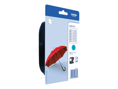  BROTHER  LC225XLCBP - Alto rendimiento - cián - original - cartucho de tintaLC225XLCBP