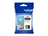 Brother LC421BK - negro - original - cartucho de tinta