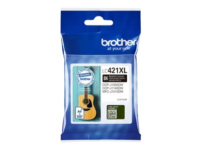  BROTHER  LC421XLBK - Alto rendimiento - negro - original - cartucho de tintaLC421XLBK