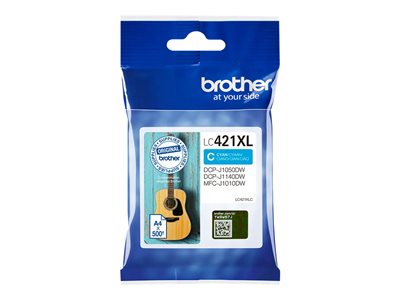  BROTHER  LC421XLC - Alto rendimiento - cián - original - cartucho de tintaLC421XLC