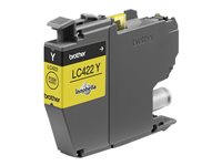 Brother LC422Y - amarillo - original - cartucho de tinta