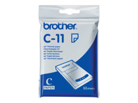 Brother - papel térmico - 50 hoja(s) - A7 C11