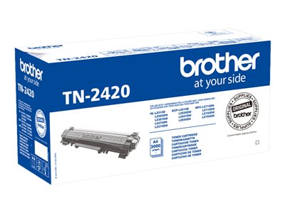  BROTHER  TN2420 - Alto rendimiento - negro - original - cartucho de tónerTN2420