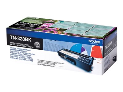  BROTHER  TN328BK - negro - original - cartucho de tónerTN328BK