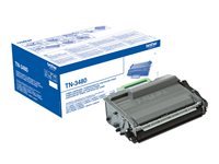 Brother TN3480 - Alto rendimiento - negro - original - cartucho de tóner