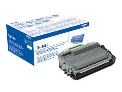  BROTHER  TN3480 - Alto rendimiento - negro - original - cartucho de tónerTN3480