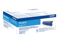 Brother TN421C - cián - original - cartucho de tóner