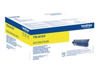 Brother TN910Y - Ultra Jumbo - amarillo - original - cartucho de tóner