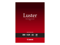 Canon Photo Paper Pro Luster LU-101 - papel fotográfico brillante - brillo - 20 hoja(s) - A3 - 260 g/m²