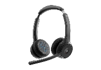 Cisco 722 WIRELESS DUAL ON-EAR       ACCSHEADSET USB-A BUNDLE-CARBON BLAC HS-WL-722-BUNA-C