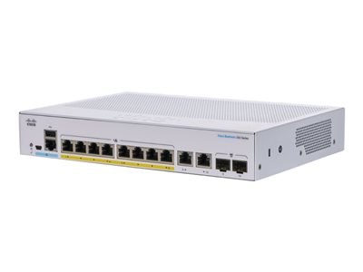  CISCO  Business 250 Series CBS250-8PP-E-2G - conmutador - 8 puertos - inteligente - montaje en rackCBS250-8PP-E-2G-UK