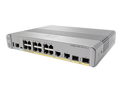  CISCO  Catalyst 3560CX-12PD-S - conmutador - 12 puertos - Gestionado - montaje en rackWS-C3560CX-12PD-S