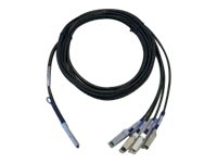 Cisco Direct-Attach Breakout Cable - cable de red - 3 m - gris