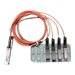  CISCO  Direct-Attach Breakout Cable - cable de red - 3 m - naranjaQSFP-4X10G-AOC3M=