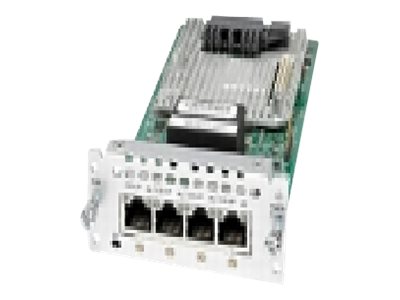  CISCO  Fourth-Generation Multi-flex Trunk Voice/Clear-channel Data T1/E1 Module - módulo de expansión - T1/E1 x 4NIM-4MFT-T1/E1=