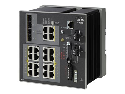  CISCO  Industrial Ethernet 4000 Series - conmutador - 20 puertos - Gestionado - Conforme a la TAAIE-4000-16T4G-E